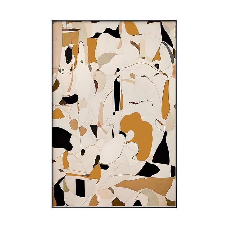 Luxury Lifestyle Background - Quadro decorativo astratto in stile crema