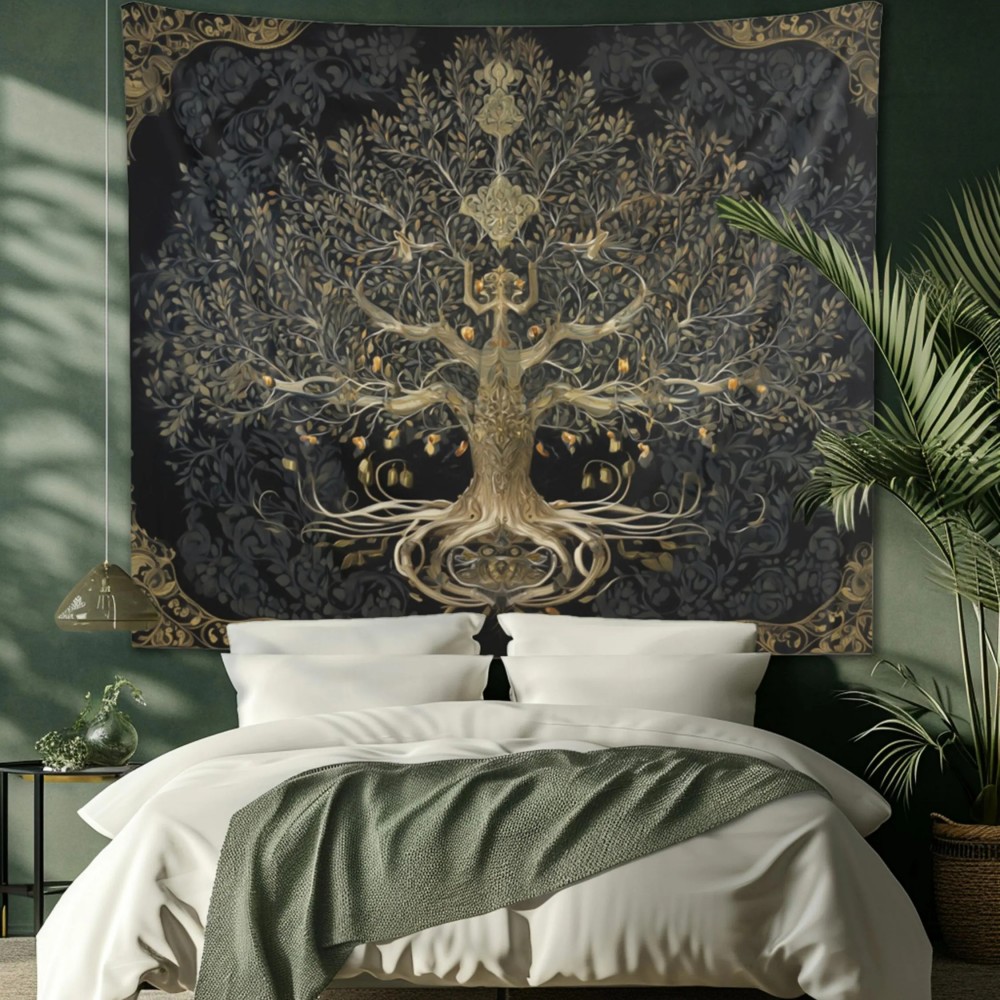 Luxury Lifestyle Background - VIKAMA Tappeto Decorativo Lusso Leggero Albero