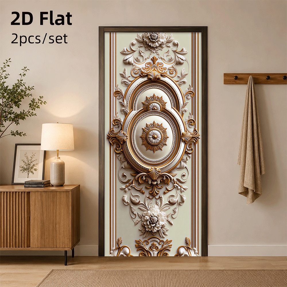 Luxury Lifestyle Background - 1 adesivo per porta in stile